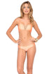 Luli Fama Let's Be Mermaids Crochet Loops Cutout Sporty Bra